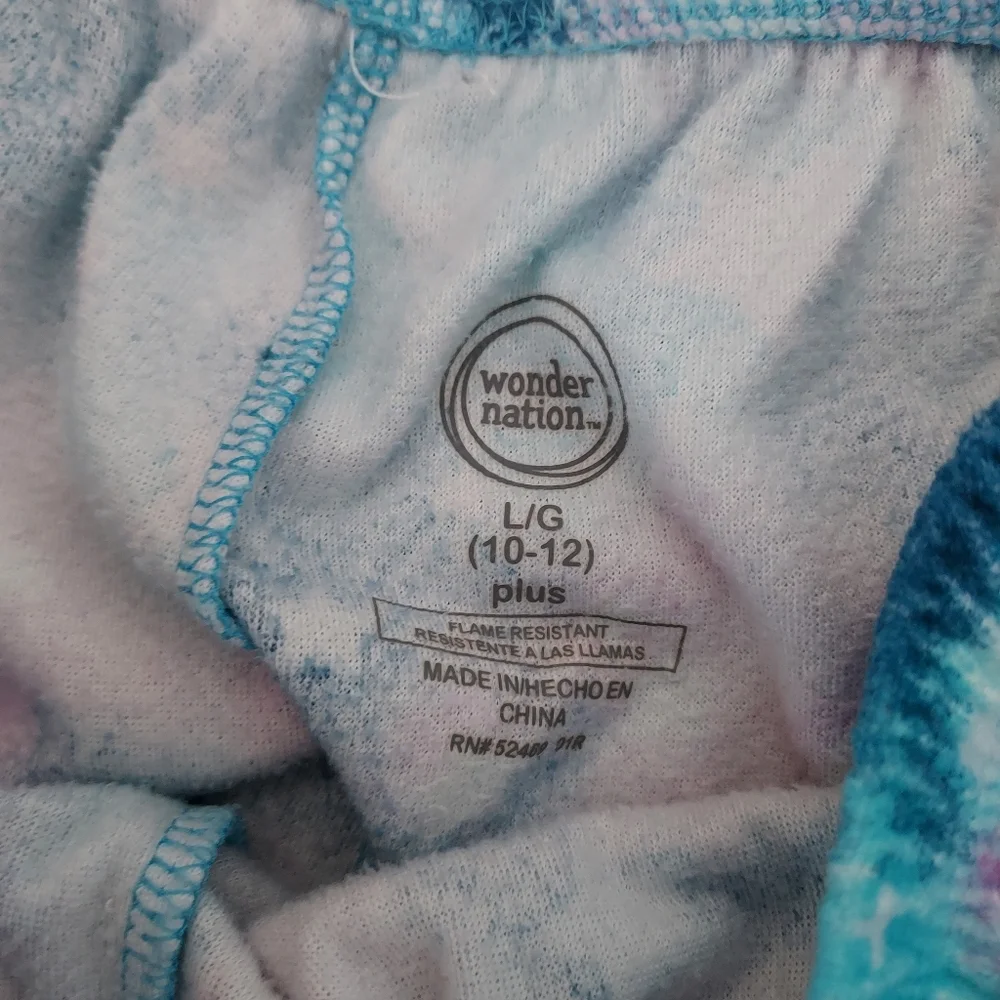 Watercolor Stars celestial PJ lounge pants youth 10-12 Comfy Cozy